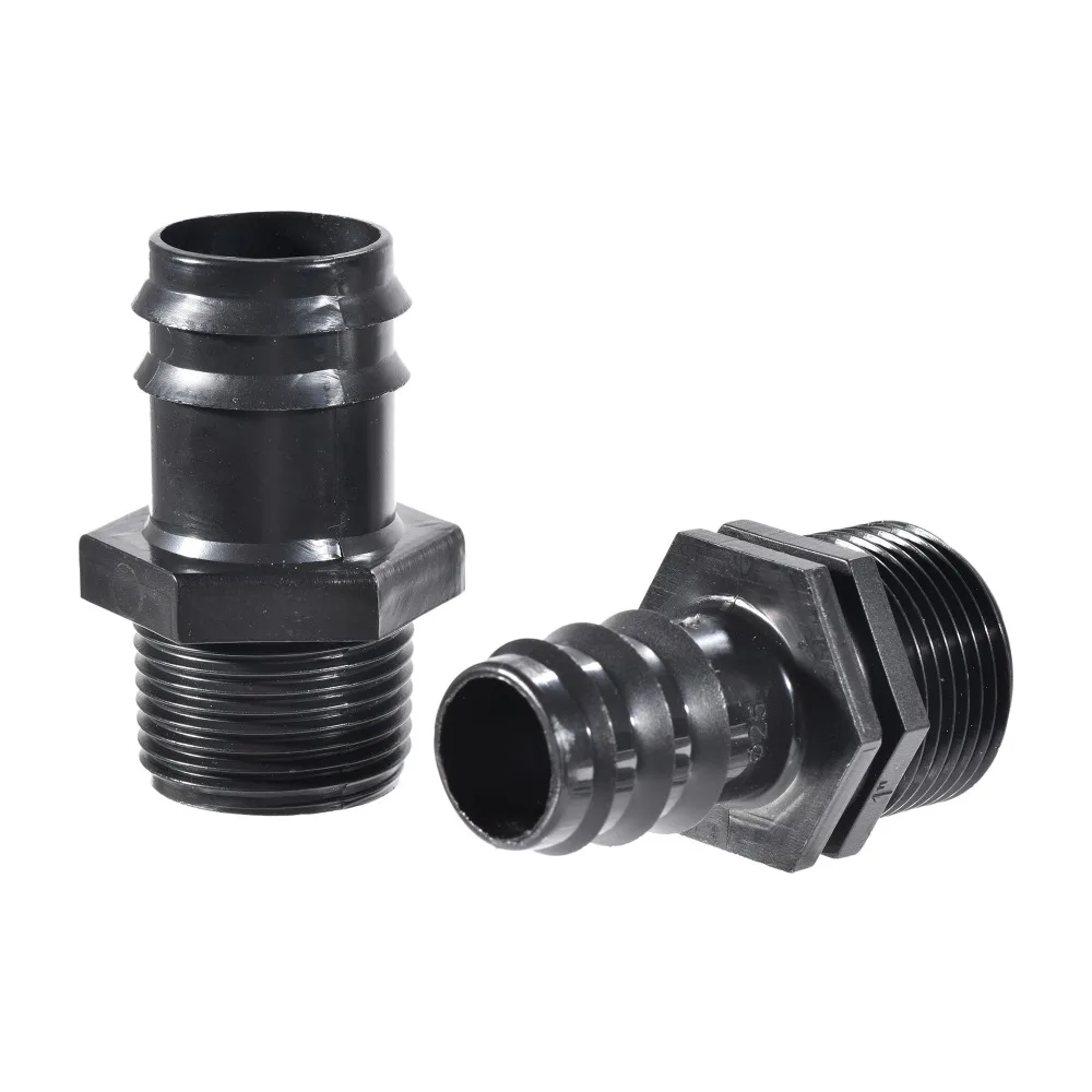 2Pcs Garden 1" Male Thread to 25mm Hose Connector Barb Pipe Joint Tap Adapter External Thread Fitting for Irrigation System
2Pcs Garden 1" Male Thread to 25mm Hose Connector Barb Pipe Joint Tap Adapter External Thread Fitting for Irrigation System