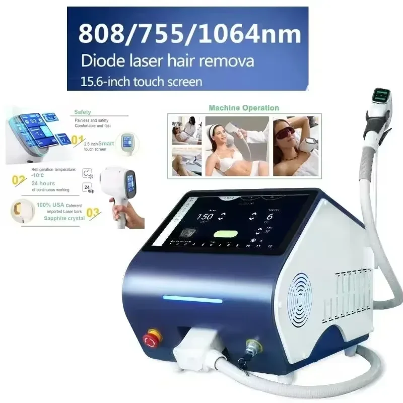 Professional 3000W Soprano ICE Diode Laser Hair Removal Machine SHR Painless Permanent Depilation Beauty Device CE Approved
Professional 3000W Soprano ICE Diode Laser Hair Removal Machine SHR Painless Permanent Depilation Beauty Device CE Approved