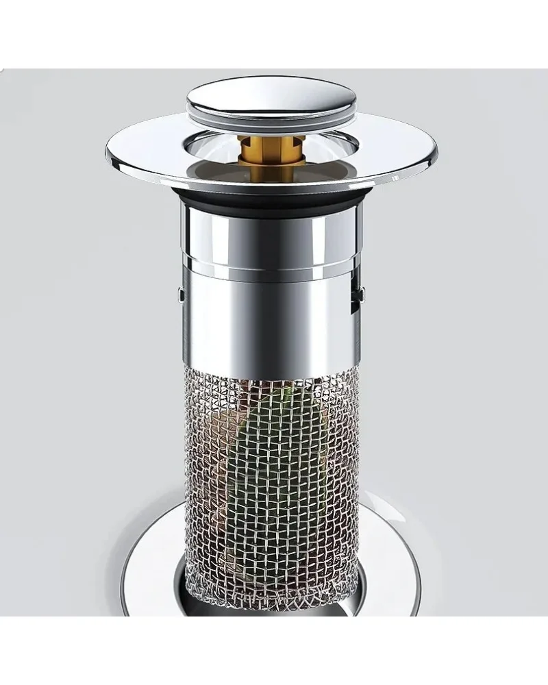 Сливная пробка для раковины Bounce Core — герметичный фильтр из АБС-пластика с уловителем волос, без запаха
Сливная пробка для раковины Bounce Core — герметичный фильтр из АБС-пластика с уловителем волос, без запаха