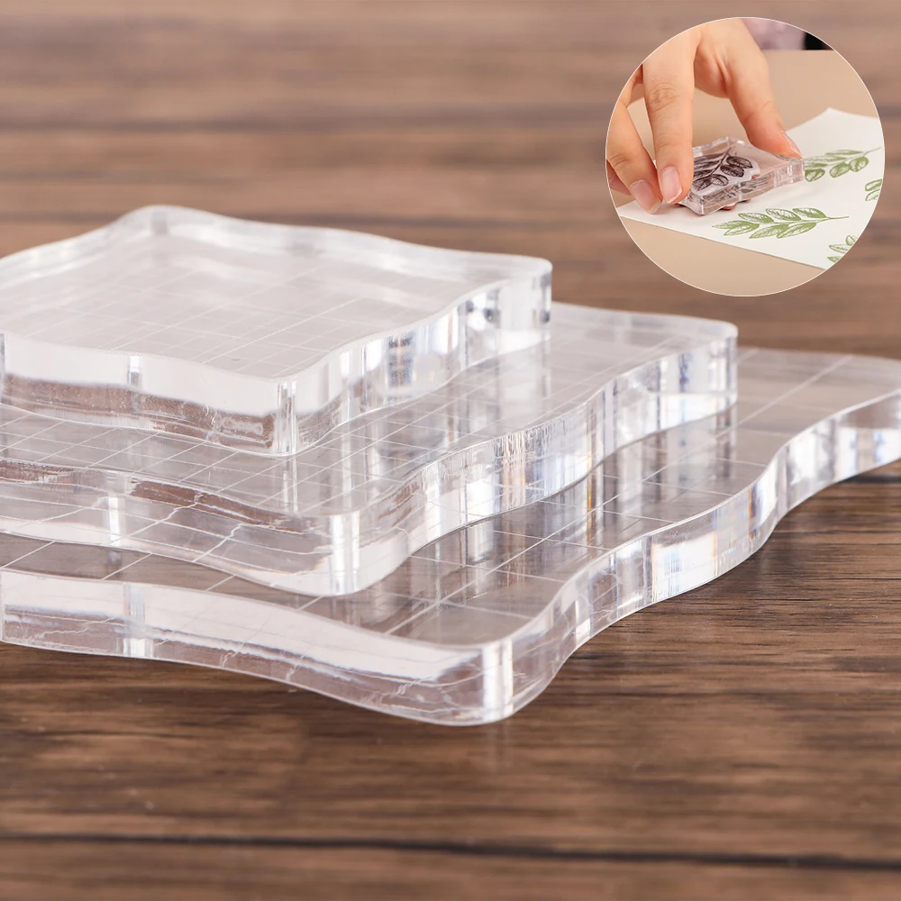3-9pcs/set Clear Acrylic Stamp Block Kit With Grid Lines for Diy Transparent Silicone Stamp/Seal Easy To Make Scrapbooking Craft
3-9pcs/set Clear Acrylic Stamp Block Kit With Grid Lines for Diy Transparent Silicone Stamp/Seal Easy To Make Scrapbooking Craft