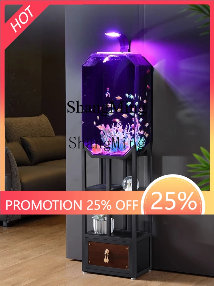 CL fish tank living room small creative fish tank ecological acrylic floor vertical fish tank water
CL fish tank living room small creative fish tank ecological acrylic floor vertical fish tank water