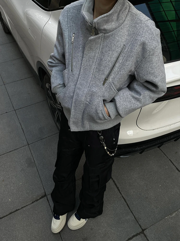 Мужская шерстяная куртка-харрингтон с воротником-стойкой, свободного кроя, с декоративной молнией, для подростков, весенняя коллекция
Мужская шерстяная куртка-харрингтон с воротником-стойкой, свободного кроя, с декоративной молнией, для подростков, весенняя коллекция