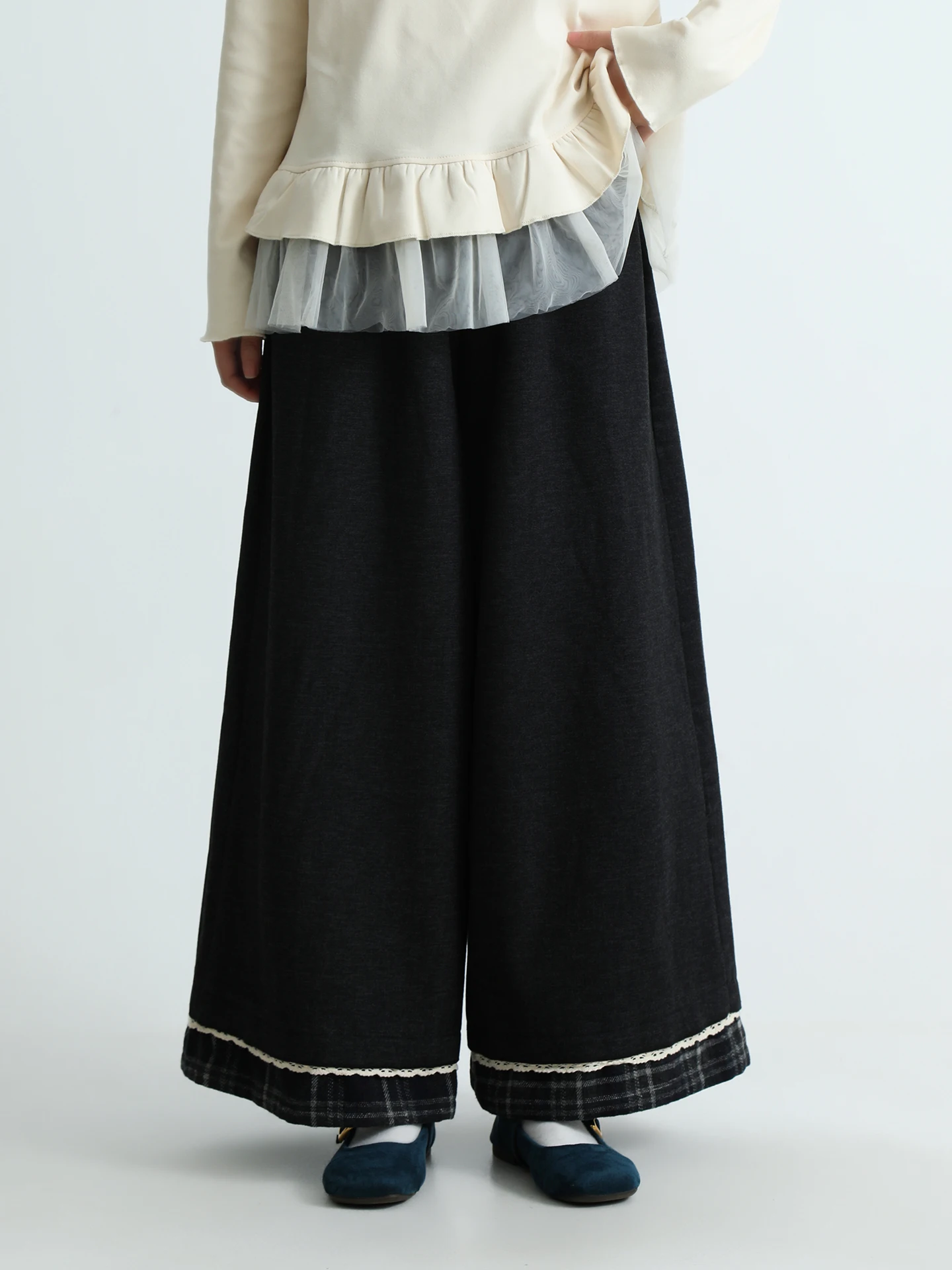 Женские расклешенные брюки Bouren Fce на подкладке, широкие брюки с высокой талией, весенне-осенние, зимние, модные, повседневные, удобные, стройнящие
Женские расклешенные брюки Bouren Fce на подкладке, широкие брюки с высокой талией, весенне-осенние, зимние, модные, повседневные, удобные, стройнящие