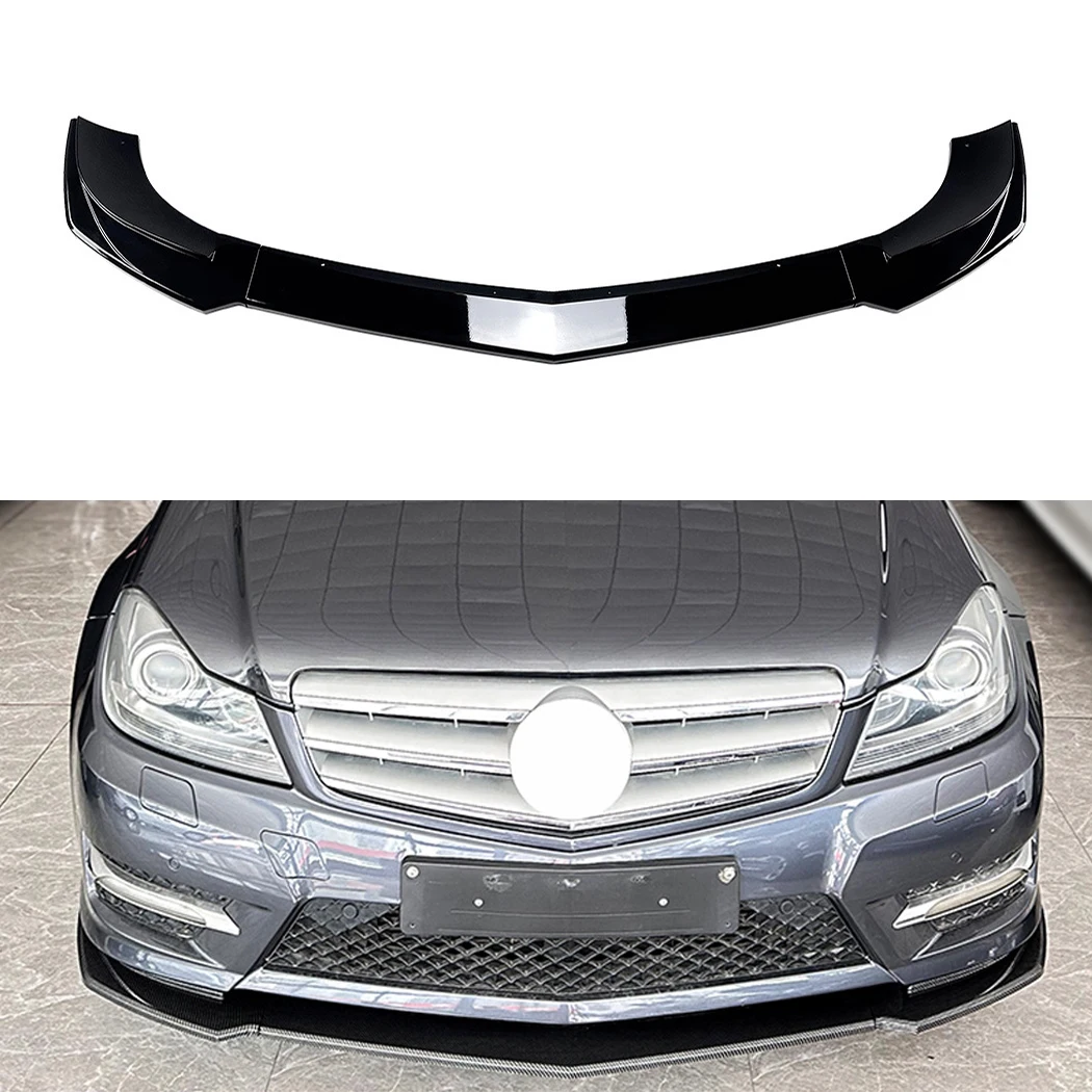Glossy black/Carbon Fiber look Front Bumper Lip Diffuser Spoiler For Mercedes-Benz C-Class W204 S204 AMG Line 2011-2014
Glossy black/Carbon Fiber look Front Bumper Lip Diffuser Spoiler For Mercedes-Benz C-Class W204 S204 AMG Line 2011-2014