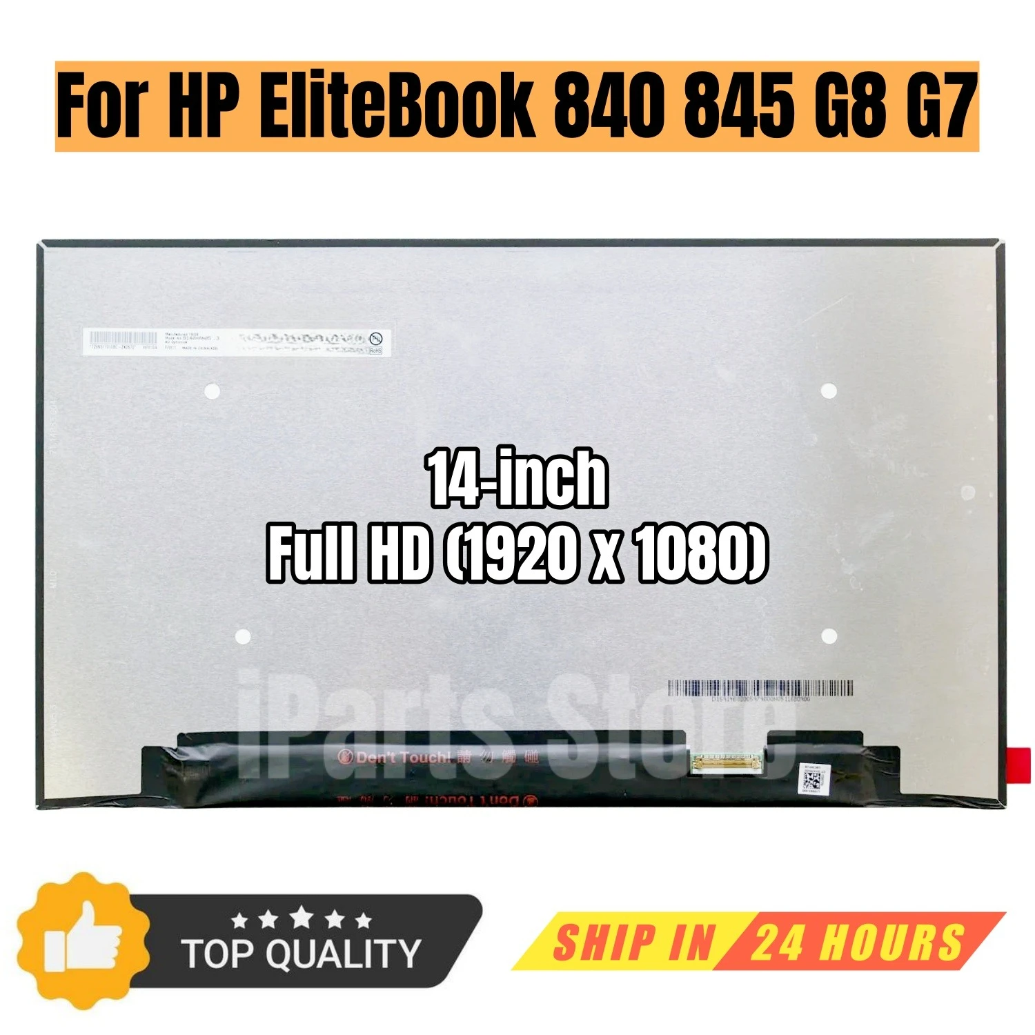 iParts Replacement New Display for HP EliteBook 840 845 G8 G7 L92716-ND1 X140NVFC R0 14.0 IPS FHD Laptop LCD Screen Panel OEM
iParts Replacement New Display for HP EliteBook 840 845 G8 G7 L92716-ND1 X140NVFC R0 14.0 IPS FHD Laptop LCD Screen Panel OEM