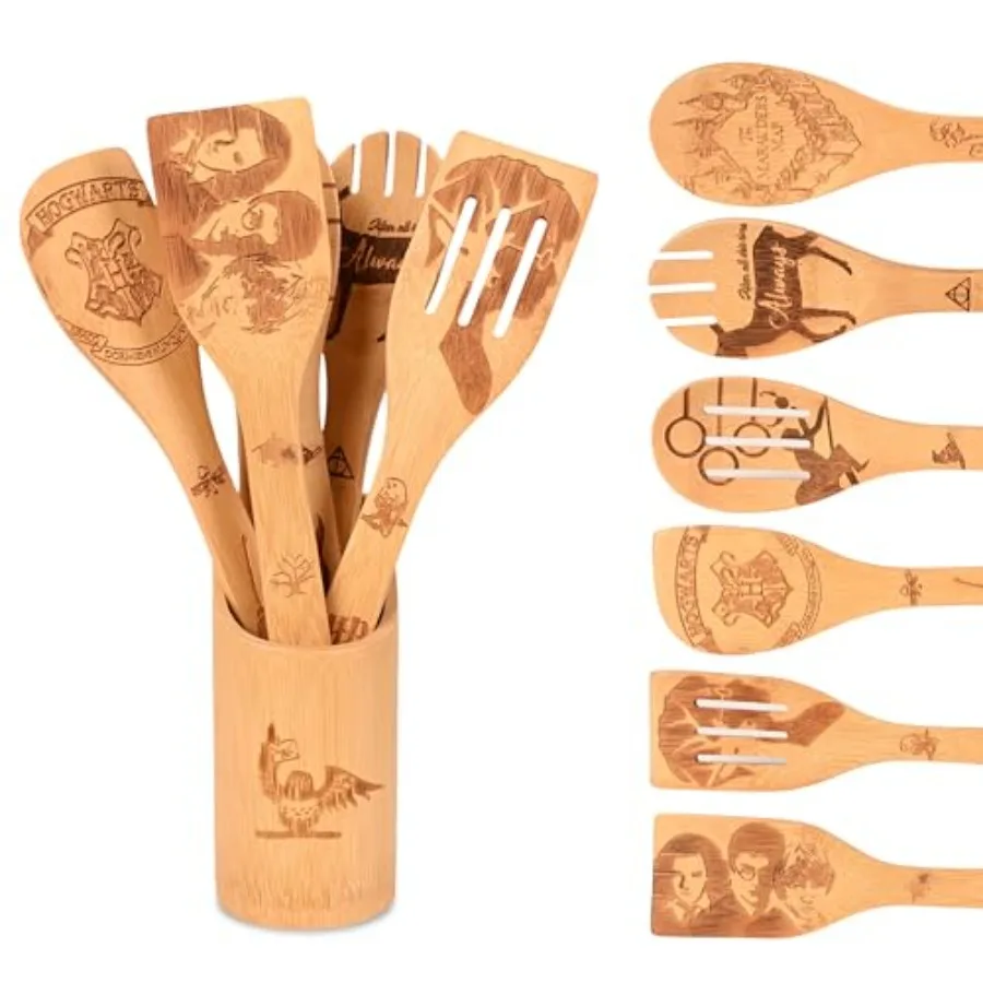 7PCS Gifts for Women Kitchen Accories Wooden Spoons for Cooking Utensils Set 7pcs Magic Spoon for Housewarming-Wooden Spatula f
7PCS Gifts for Women Kitchen Accories Wooden Spoons for Cooking Utensils Set 7pcs Magic Spoon for Housewarming-Wooden Spatula f