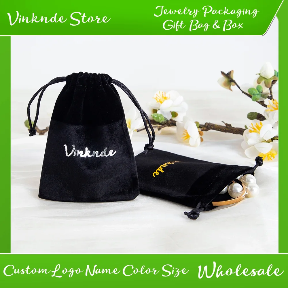 100pcs Small Velvet Bag Custom Printed Logo Drawstring Dust Gift Bags Jewelry Storage Necklace Glasses Package Wedding Favors
100pcs Small Velvet Bag Custom Printed Logo Drawstring Dust Gift Bags Jewelry Storage Necklace Glasses Package Wedding Favors