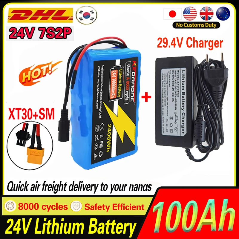 100% brand new scooter battery 7S2P 25.2V 100000mAh lithium-ion rechargeable battery 18650 battery pack lithium
100% brand new scooter battery 7S2P 25.2V 100000mAh lithium-ion rechargeable battery 18650 battery pack lithium