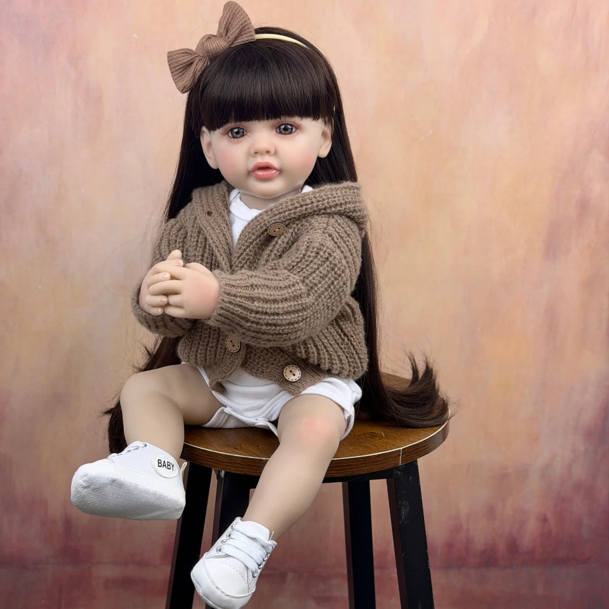 BZDOLL 55cm 22inch Princess Reborn Doll, Full Vinyl Body, Dress Up & Bath Toy, Lovely Birthday Gift Set
BZDOLL 55cm 22inch Princess Reborn Doll, Full Vinyl Body, Dress Up & Bath Toy, Lovely Birthday Gift Set