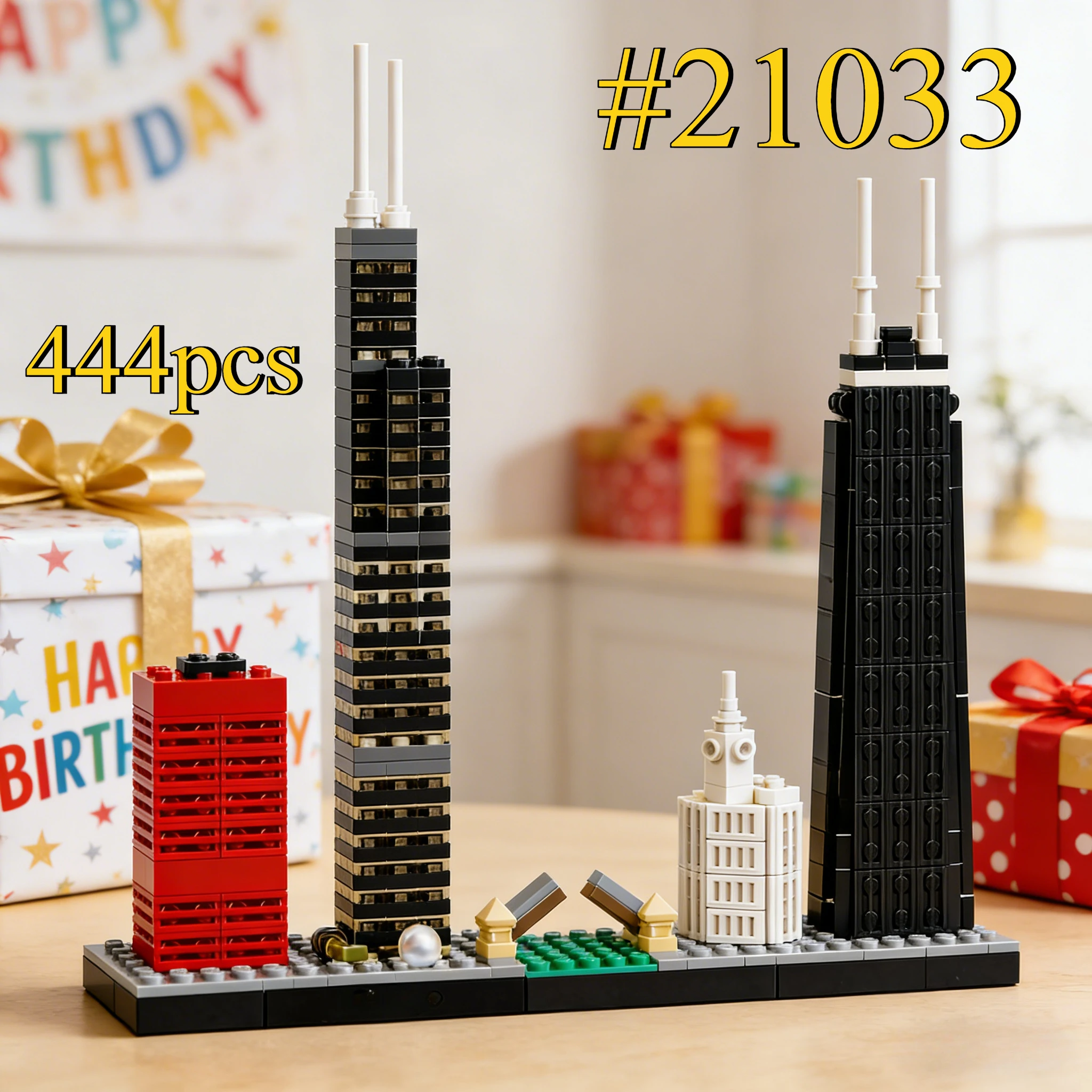 Конструктор «Знаковые здания Чикаго» 21033, 444 детали, совместим с Lego, идеально подходит для подарков на день рождения.
Конструктор «Знаковые здания Чикаго» 21033, 444 детали, совместим с Lego, идеально подходит для подарков на день рождения.