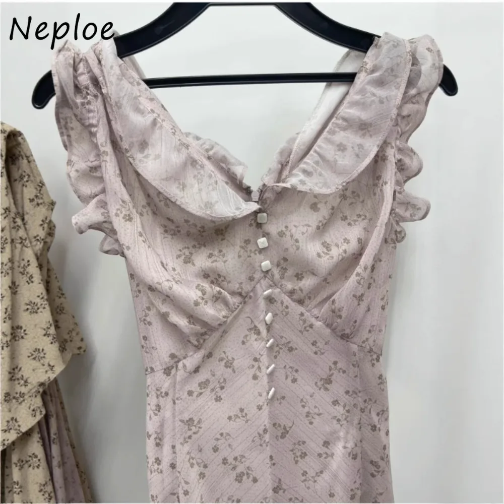 Neploe Sweet Fresh Elegant Celebrity Women Mujer Slim Waist French Ruffles Lace Up Print Vestido Japan Pure Desire Bow Dress
Neploe Sweet Fresh Elegant Celebrity Women Mujer Slim Waist French Ruffles Lace Up Print Vestido Japan Pure Desire Bow Dress