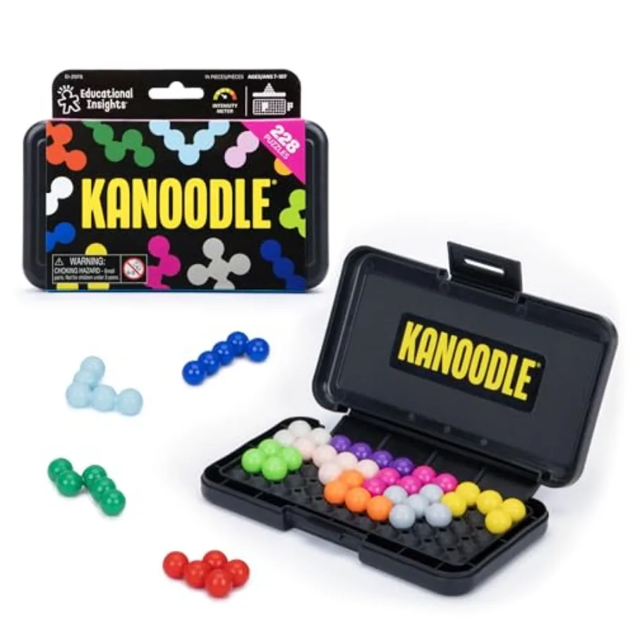 Kanoodle - 3D Brain Teaser Puzzles for,Spatial Puzzle Games for Adults, Teens and,Problem Solving Toys and Logic Puzzles, Singl
Kanoodle - 3D Brain Teaser Puzzles for,Spatial Puzzle Games for Adults, Teens and,Problem Solving Toys and Logic Puzzles, Singl