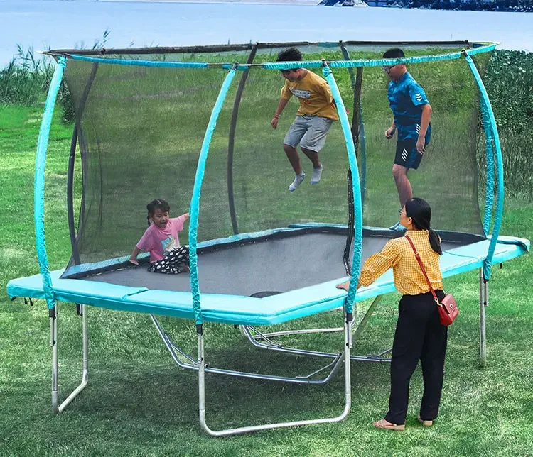 6-16ft Professional Rectangular Gym Trampoline Stainless Frame PVC Safety Net 2026
6-16ft Professional Rectangular Gym Trampoline Stainless Frame PVC Safety Net 2026