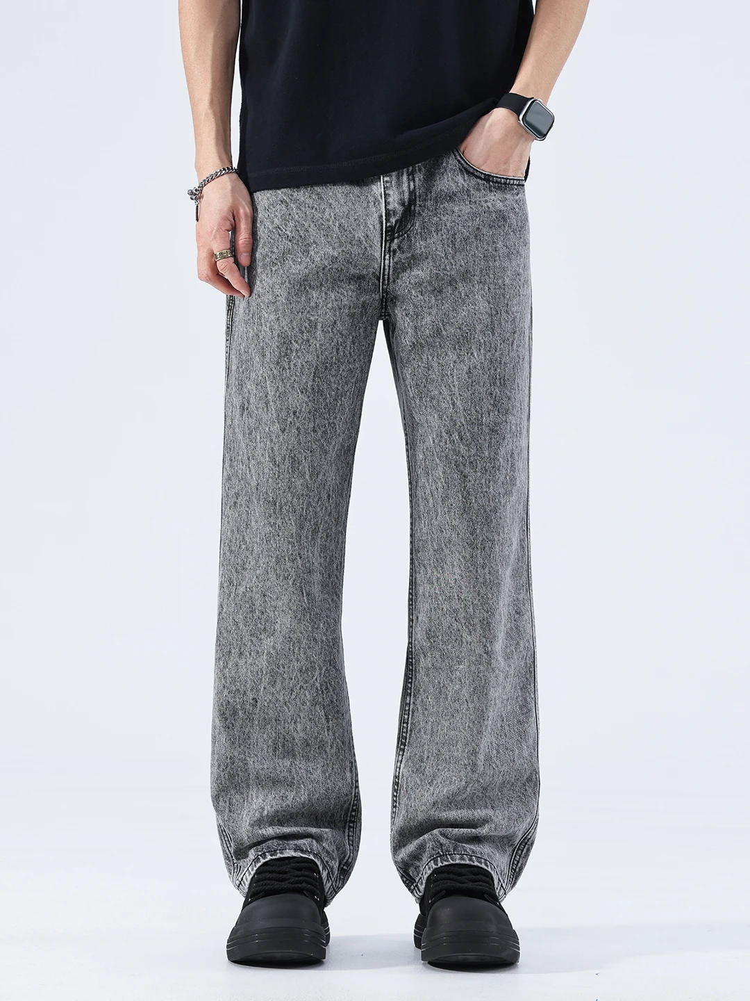 Мужские джинсы American High Street Blaey: повседневные, прямые, расклешенные, зауженные, износостойкие, хлопковые, длинные брюки
Мужские джинсы American High Street Blaey: повседневные, прямые, расклешенные, зауженные, износостойкие, хлопковые, длинные брюки