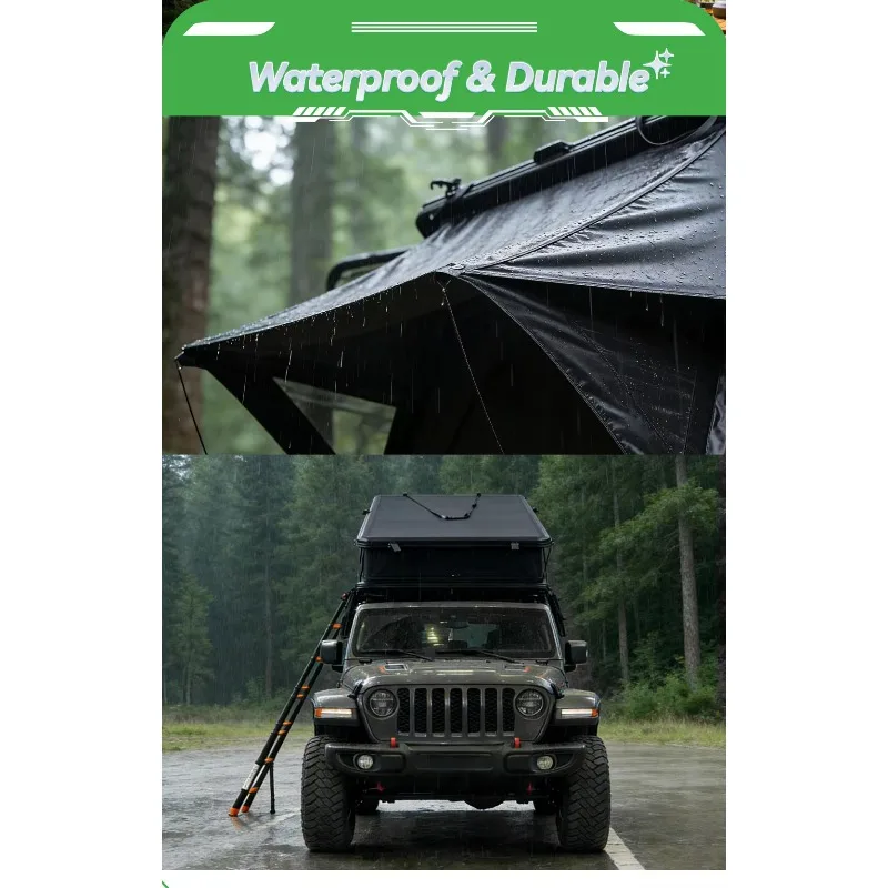 Premium Aluminum Shell Roof Tent for Outdoor Adventure 2-3 Person for Pickup with Awning Waterproof Camping Tent for Car SUV
Premium Aluminum Shell Roof Tent for Outdoor Adventure 2-3 Person for Pickup with Awning Waterproof Camping Tent for Car SUV