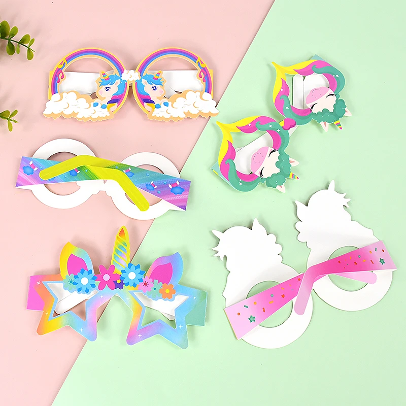 8pcs Cute Unicorn Party Photo Props Paper Glasses Unicornio Theme Kid Birthday Party Glasses Baby Shower Birthday Party Supplies
8pcs Cute Unicorn Party Photo Props Paper Glasses Unicornio Theme Kid Birthday Party Glasses Baby Shower Birthday Party Supplies