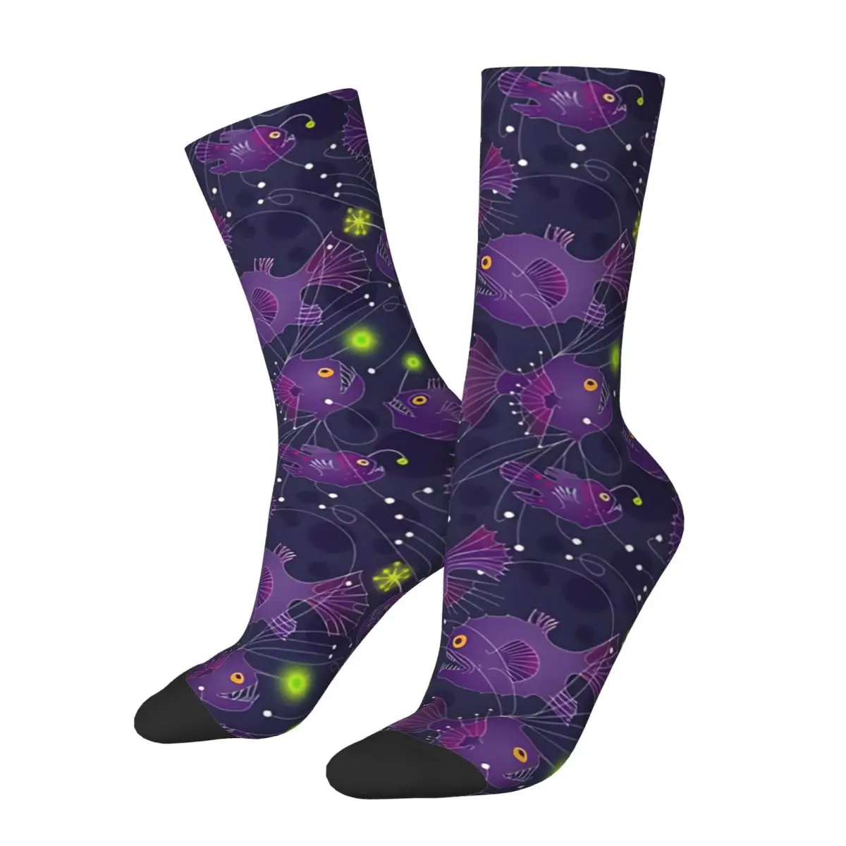 Vintage Angler Fish Purple Men's Socks Unisex Harajuku Seamless Printed Funny Crew Sock Gift
Vintage Angler Fish Purple Men's Socks Unisex Harajuku Seamless Printed Funny Crew Sock Gift
