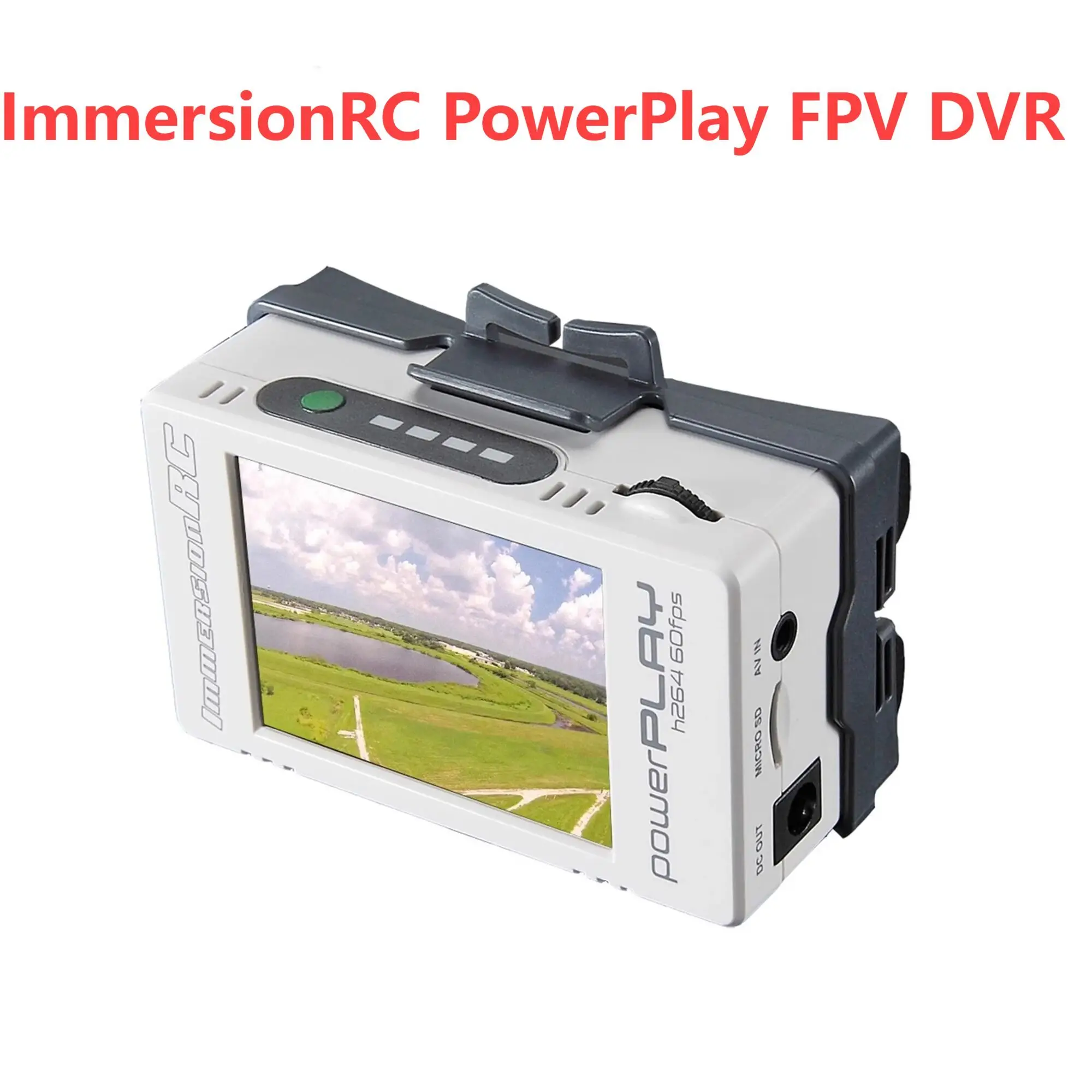 ImmersionRC PowerPlay FPV DVR h264 Encoding / 60fps / High Data Rate Built-in 6cm LCD display Powers For FatShark Goggles
ImmersionRC PowerPlay FPV DVR h264 Encoding / 60fps / High Data Rate Built-in 6cm LCD display Powers For FatShark Goggles