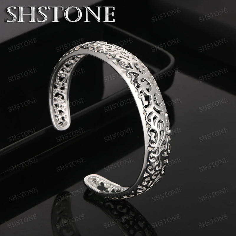 Luxury Jewelry 925 Sterling Silver Bangle For Women Men Valentine's Day Wedding Party Birthday Delicate Gift Accessories
Luxury Jewelry 925 Sterling Silver Bangle For Women Men Valentine's Day Wedding Party Birthday Delicate Gift Accessories