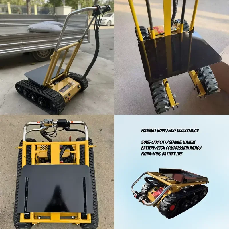 Foldable Lithium Battery Platform Storage Shopping Transportation Device for Household Use 300kg Electric Steel Crawler Stair
Foldable Lithium Battery Platform Storage Shopping Transportation Device for Household Use 300kg Electric Steel Crawler Stair