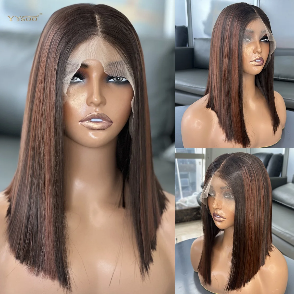 Новый стиль 13x4 смешанных цветов с шелковистыми прямыми волосами, предварительно выщипанные волосы, синтетические парики на шнуровке для чернокожих женщин, ежедневное использование
Новый стиль 13x4 смешанных цветов с шелковистыми прямыми волосами, предварительно выщипанные волосы, синтетические парики на шнуровке для чернокожих женщин, ежедневное использование