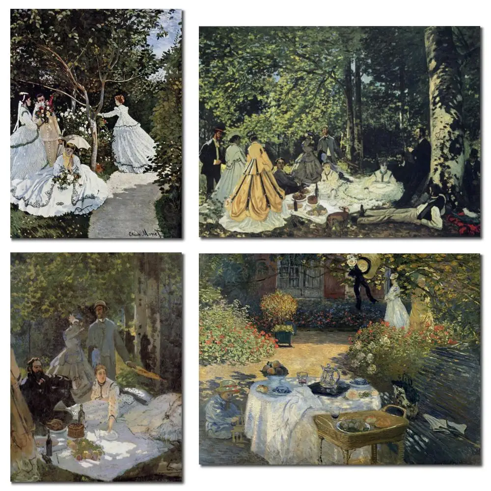 Portrait Cannvas Art Handmade Claude Monet Oil Painting The Luncheon Impressionist Artwork Dining Room Home Office Decor Large
Portrait Cannvas Art Handmade Claude Monet Oil Painting The Luncheon Impressionist Artwork Dining Room Home Office Decor Large