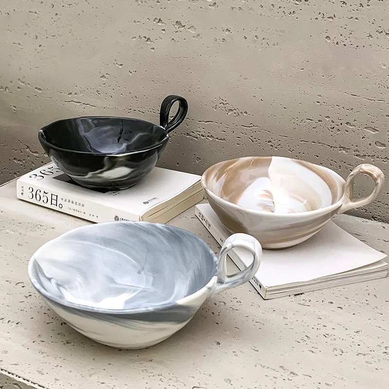 Marble Wabi Sabi Fruit Salad Bowl Handmade Ceramic Dessert Bowl Retro Yogurt Bowl Home Tableware
Marble Wabi Sabi Fruit Salad Bowl Handmade Ceramic Dessert Bowl Retro Yogurt Bowl Home Tableware