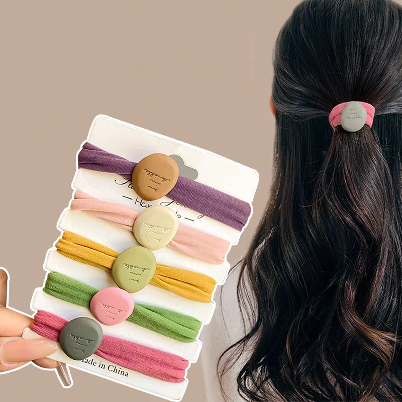 5PC Fashion Easy Matching High Elasticity Hair Ties Ropes for Women Girls Ponytail Holder Hair Accessories
5PC Fashion Easy Matching High Elasticity Hair Ties Ropes for Women Girls Ponytail Holder Hair Accessories