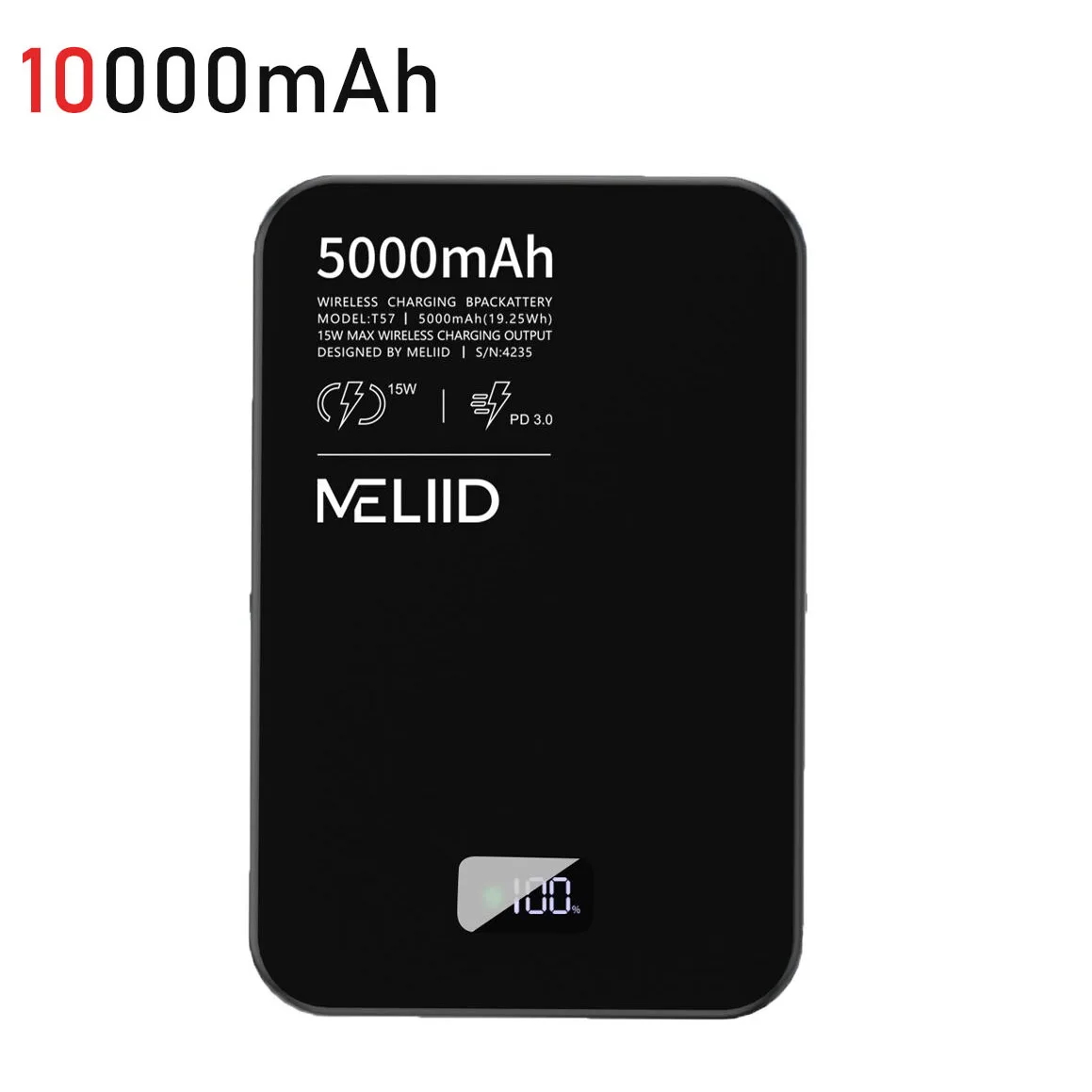 Ультратонкий магнитный внешний аккумулятор емкостью 10000 мАч, беспроводной портативный внешний аккумулятор 15 Вт PD20 Вт для Magsafe iPhone 16, 15, 14, 13, 12, xiaomi
Ультратонкий магнитный внешний аккумулятор емкостью 10000 мАч, беспроводной портативный внешний аккумулятор 15 Вт PD20 Вт для Magsafe iPhone 16, 15, 14, 13, 12, xiaomi