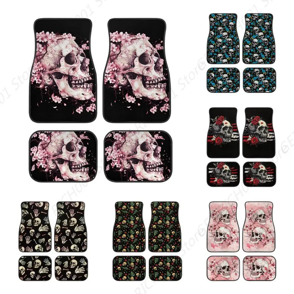 Череп Розовый вишневый цвет Автомобильные передние и задние коврики Универсальный автомобильный коврик Полный набор из 4 ковров
Череп Розовый вишневый цвет Автомобильные передние и задние коврики Универсальный автомобильный коврик Полный набор из 4 ковров