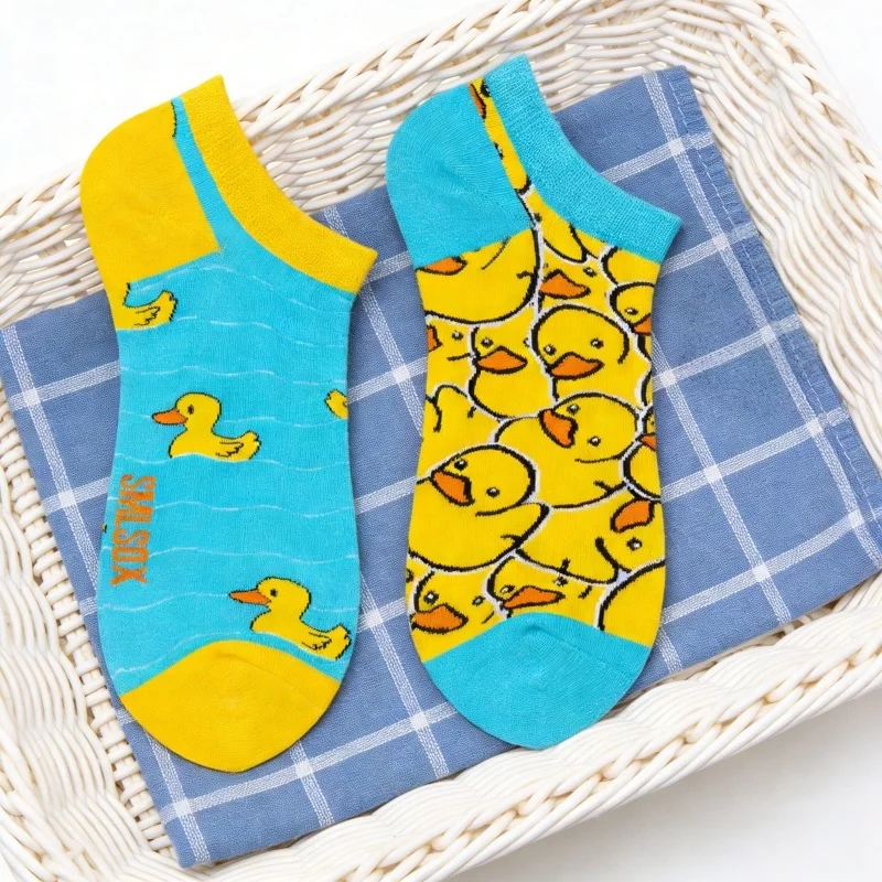 1 pair Cartoon Little Yellow Duck AB Socks Women's Spring Summer Breathable Low-tube Socks Japanese Cute Ins-Style Socks
1 pair Cartoon Little Yellow Duck AB Socks Women's Spring Summer Breathable Low-tube Socks Japanese Cute Ins-Style Socks