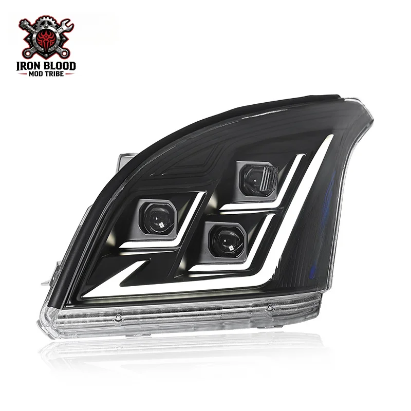 Suitable for 2003-2009 Toyota Prado headlight assembly, modified with LED daytime running lights, dynamic turn signal lenses
Suitable for 2003-2009 Toyota Prado headlight assembly, modified with LED daytime running lights, dynamic turn signal lenses
