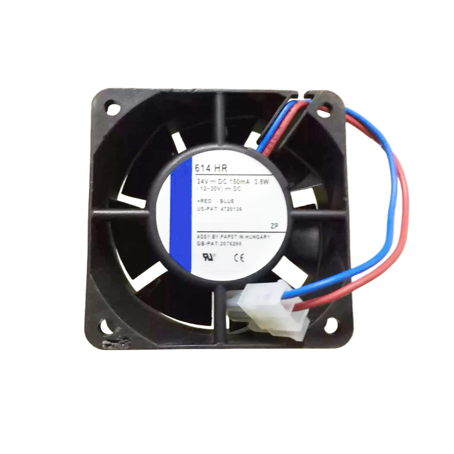 614HR 6CM 24V 26V 150mA 3.8W 6025 60mm*60mm*25mm 2-Wire Cooling Fan
614HR 6CM 24V 26V 150mA 3.8W 6025 60mm*60mm*25mm 2-Wire Cooling Fan