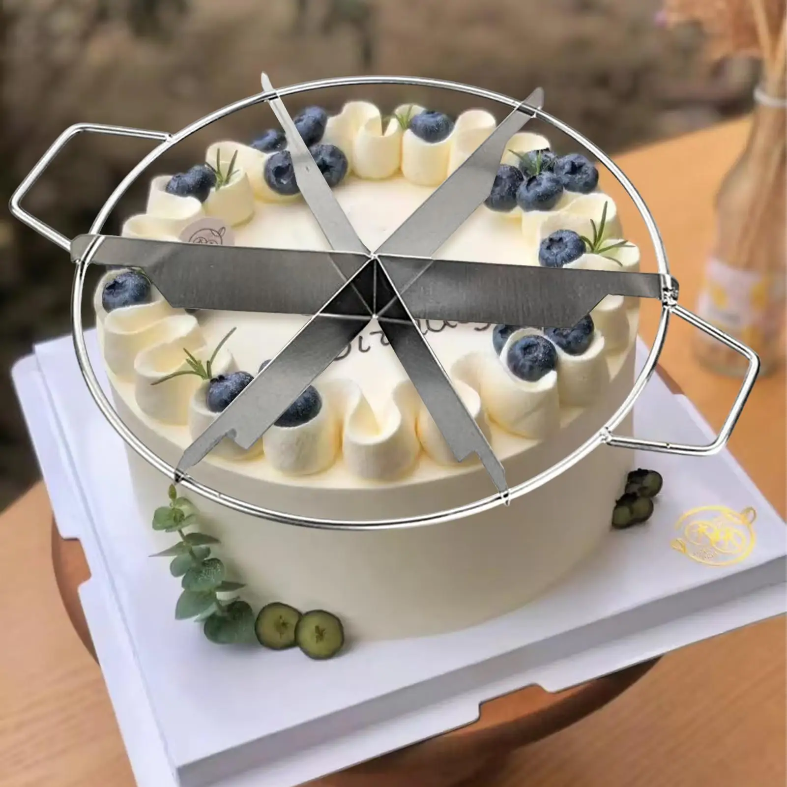 Stainless Steel Cake Divider For 6/7/8 Equal Portions Pizza Pie Cutter Kitchen Gadgets Pastry And Cheese Divider Tool
Stainless Steel Cake Divider For 6/7/8 Equal Portions Pizza Pie Cutter Kitchen Gadgets Pastry And Cheese Divider Tool