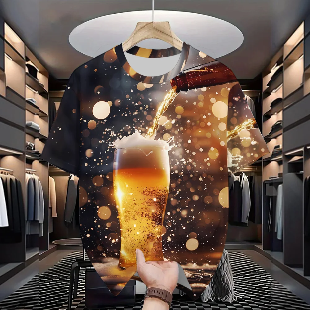 Men's T-shirt Fun 3D Printed T-shirt Summer Casual Short Sleeve Round Neck Top Street T-shirt
Men's T-shirt Fun 3D Printed T-shirt Summer Casual Short Sleeve Round Neck Top Street T-shirt