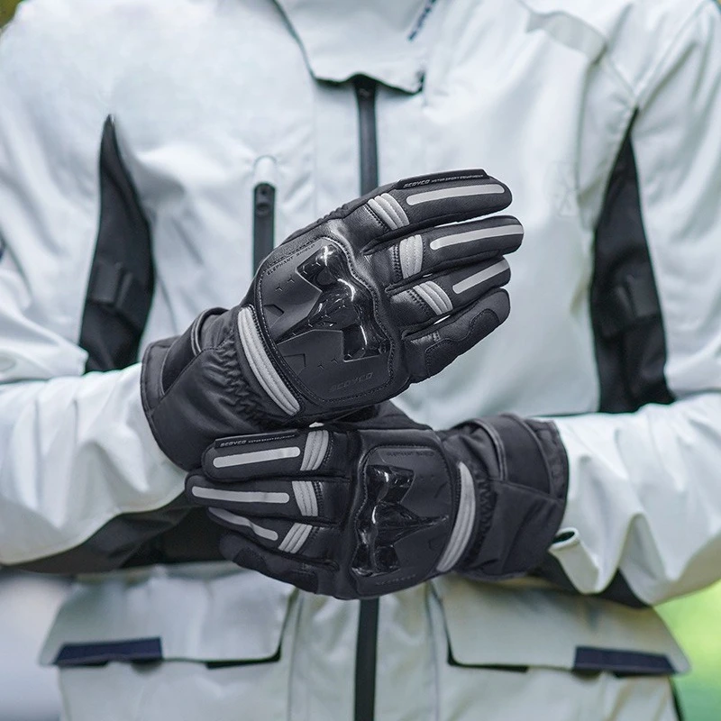 Motorcycle riding gloves, autumn and winter warm, cold-proof, waterproof and drop-proof all-finger gloves
Motorcycle riding gloves, autumn and winter warm, cold-proof, waterproof and drop-proof all-finger gloves