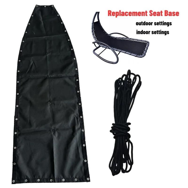 Black Replacement Seat Cloth For Textilene Hanging Swing Chair Cover Hanging Swing Chair Easy Installation Process Enhanced
Black Replacement Seat Cloth For Textilene Hanging Swing Chair Cover Hanging Swing Chair Easy Installation Process Enhanced
