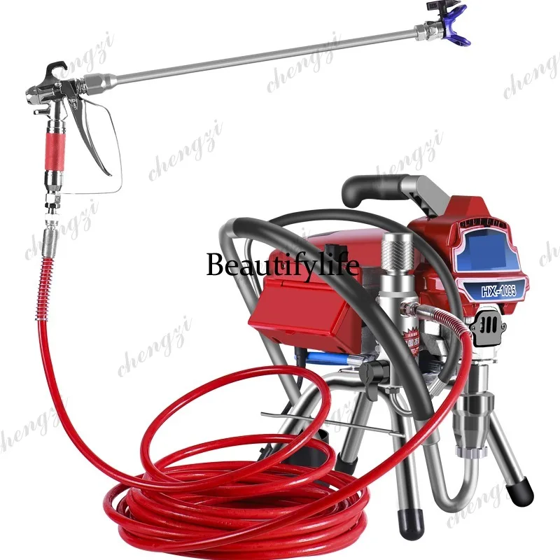 81 Fully automatic high pressure airless sprayer latex paint sprayer household small electric paint sprayer
81 Fully automatic high pressure airless sprayer latex paint sprayer household small electric paint sprayer