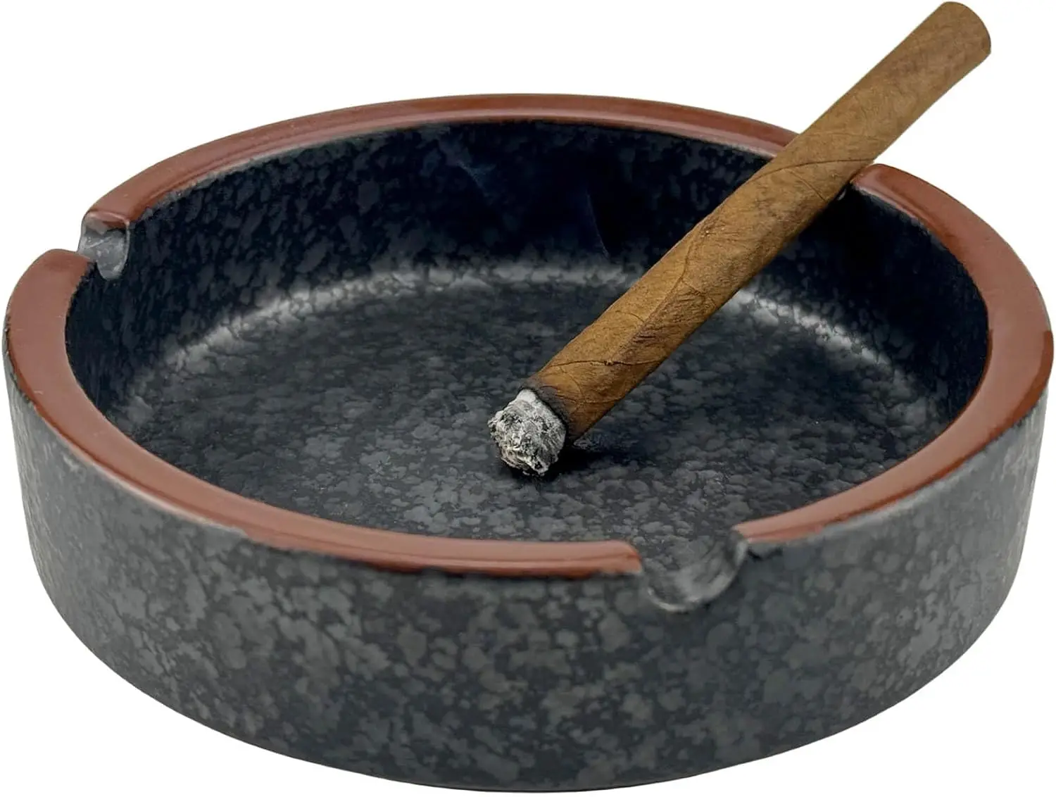 Ceramic Ashtray Stylish Indoor & Outdoor Cigarette Ashtray for Home, Coffee Bars, Patios, Lava Dazzling Black (Medium)
Ceramic Ashtray Stylish Indoor & Outdoor Cigarette Ashtray for Home, Coffee Bars, Patios, Lava Dazzling Black (Medium)