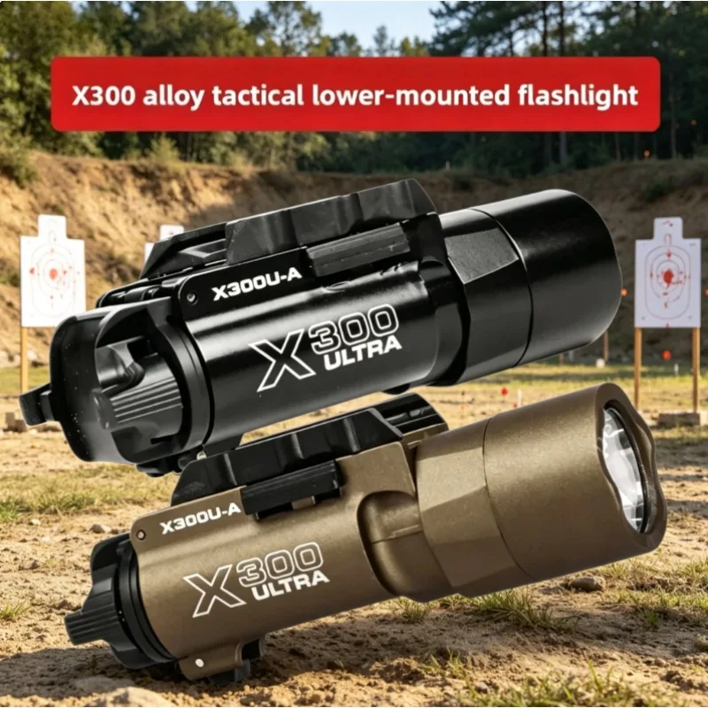 Premium Alloy X300U Flashlight X300 Ultra X300U 500LM Strobe Torch Light Outdoor Portable Lamp for Model Decoration Accessories
Premium Alloy X300U Flashlight X300 Ultra X300U 500LM Strobe Torch Light Outdoor Portable Lamp for Model Decoration Accessories