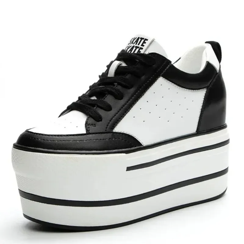 11cm Natural Genuine Leather Platform Wedge Casual Chunky Sneakers Women Lace Up Ankle Boots Spring Autumn Moccasins Shoes
11cm Natural Genuine Leather Platform Wedge Casual Chunky Sneakers Women Lace Up Ankle Boots Spring Autumn Moccasins Shoes