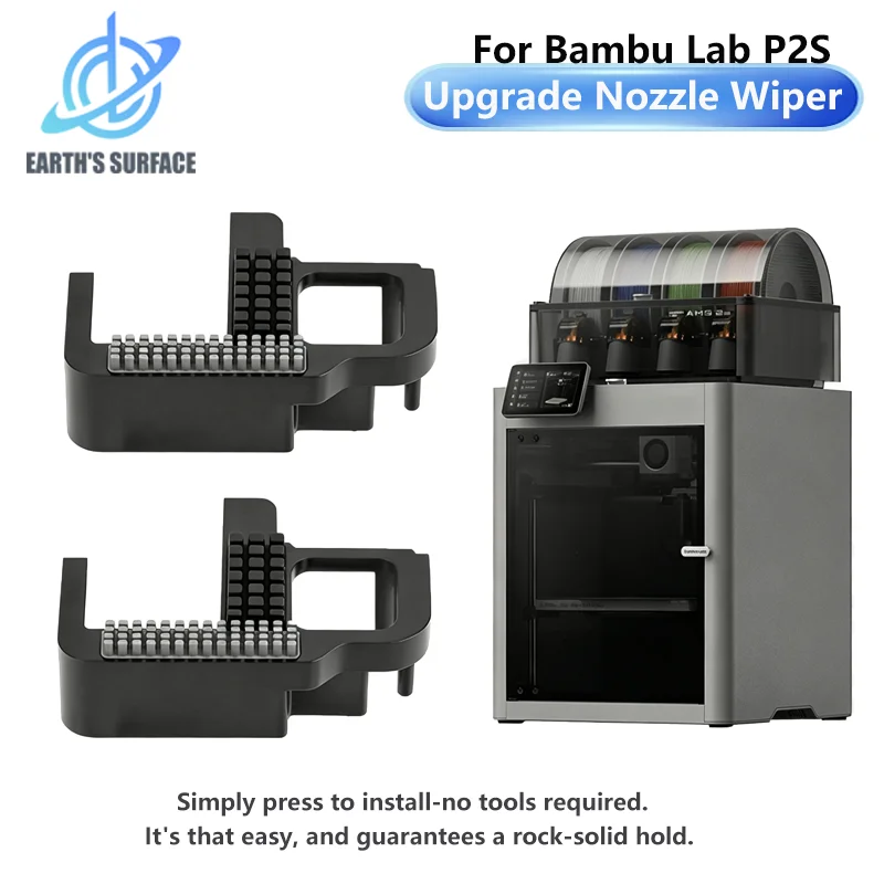P2S Nozzle Wiper Cleaner Cleaning Tool Quick Install Resistant to high temperatures For Bambu Lab P2S/P2SC Printer Nozzle Brush
P2S Nozzle Wiper Cleaner Cleaning Tool Quick Install Resistant to high temperatures For Bambu Lab P2S/P2SC Printer Nozzle Brush