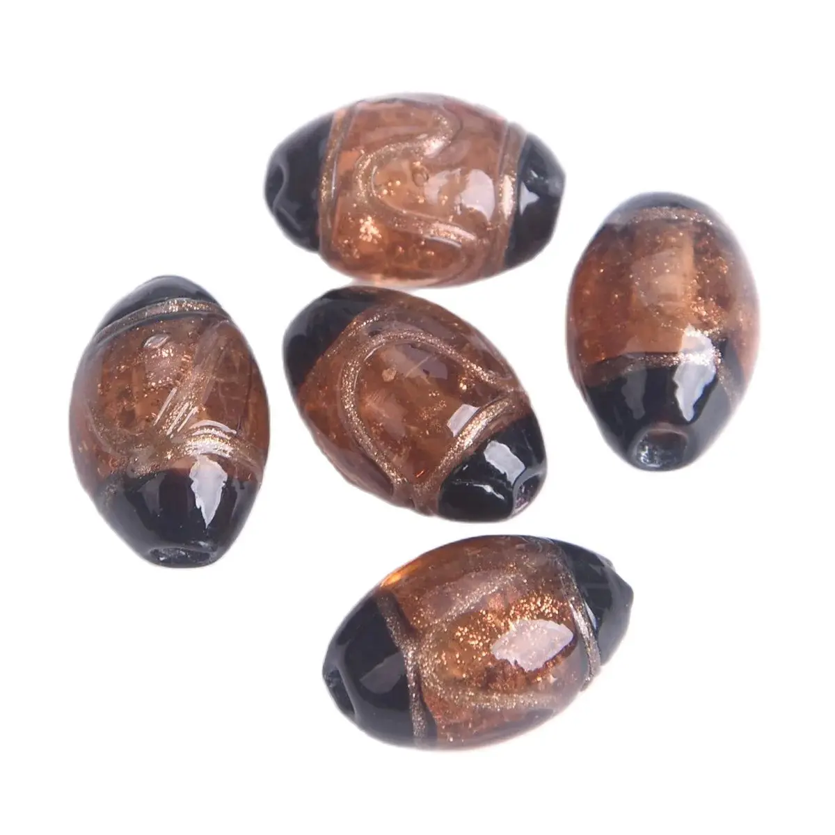 5pcs Oval Shape 16x11mm Handmade Lampwork Glass Loose Beads For Jewelry Making DIY Bracelet Findings
5pcs Oval Shape 16x11mm Handmade Lampwork Glass Loose Beads For Jewelry Making DIY Bracelet Findings