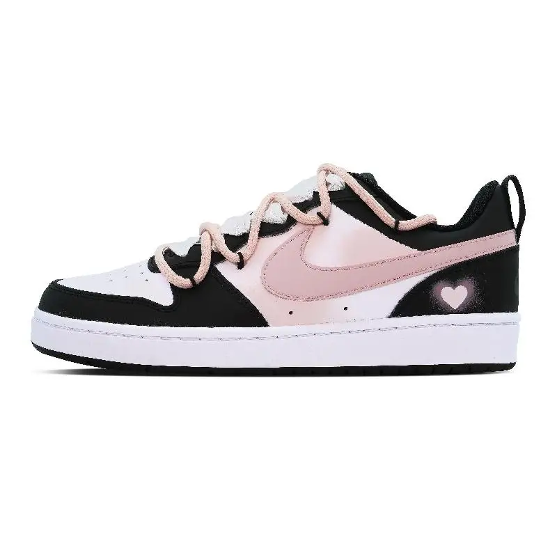 【Customize】Nike Court Borough Skateboarding Shoes Women's Sneakers shoes BQ5448-115
【Customize】Nike Court Borough Skateboarding Shoes Women's Sneakers shoes BQ5448-115