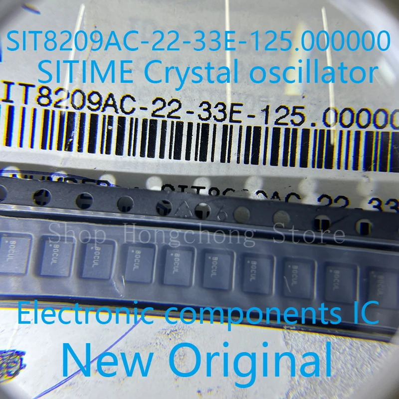 New Original SIT8209AC-22-33E-125.000000 SIT8209AC Oscillator MEMS 125MHz ±25ppm (Stability) 15pF LVCMOS/LVTTL 55% 3.3V 10PCS
New Original SIT8209AC-22-33E-125.000000 SIT8209AC Oscillator MEMS 125MHz ±25ppm (Stability) 15pF LVCMOS/LVTTL 55% 3.3V 10PCS