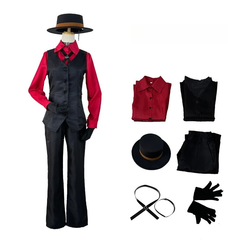 Bungo Stray Dogs IF Line Cosplay Full Set - Dazai & Chuya Unisex Waist-Cinched Daily Wear-Slim-Fit Suit for Conventions & Casual
Bungo Stray Dogs IF Line Cosplay Full Set - Dazai & Chuya Unisex Waist-Cinched Daily Wear-Slim-Fit Suit for Conventions & Casual