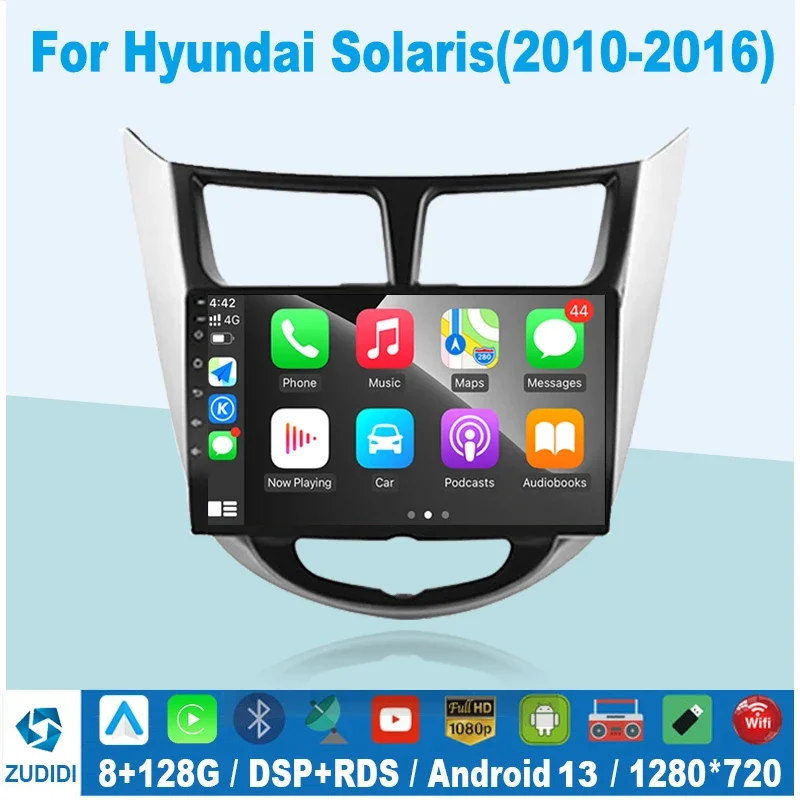 Android 13 8 Core Car Radio For Hyundai Solaris Verna Accent 2010-2016 Multimedia Video Player Head unit Navigaion GPS 2 din 4G
Android 13 8 Core Car Radio For Hyundai Solaris Verna Accent 2010-2016 Multimedia Video Player Head unit Navigaion GPS 2 din 4G