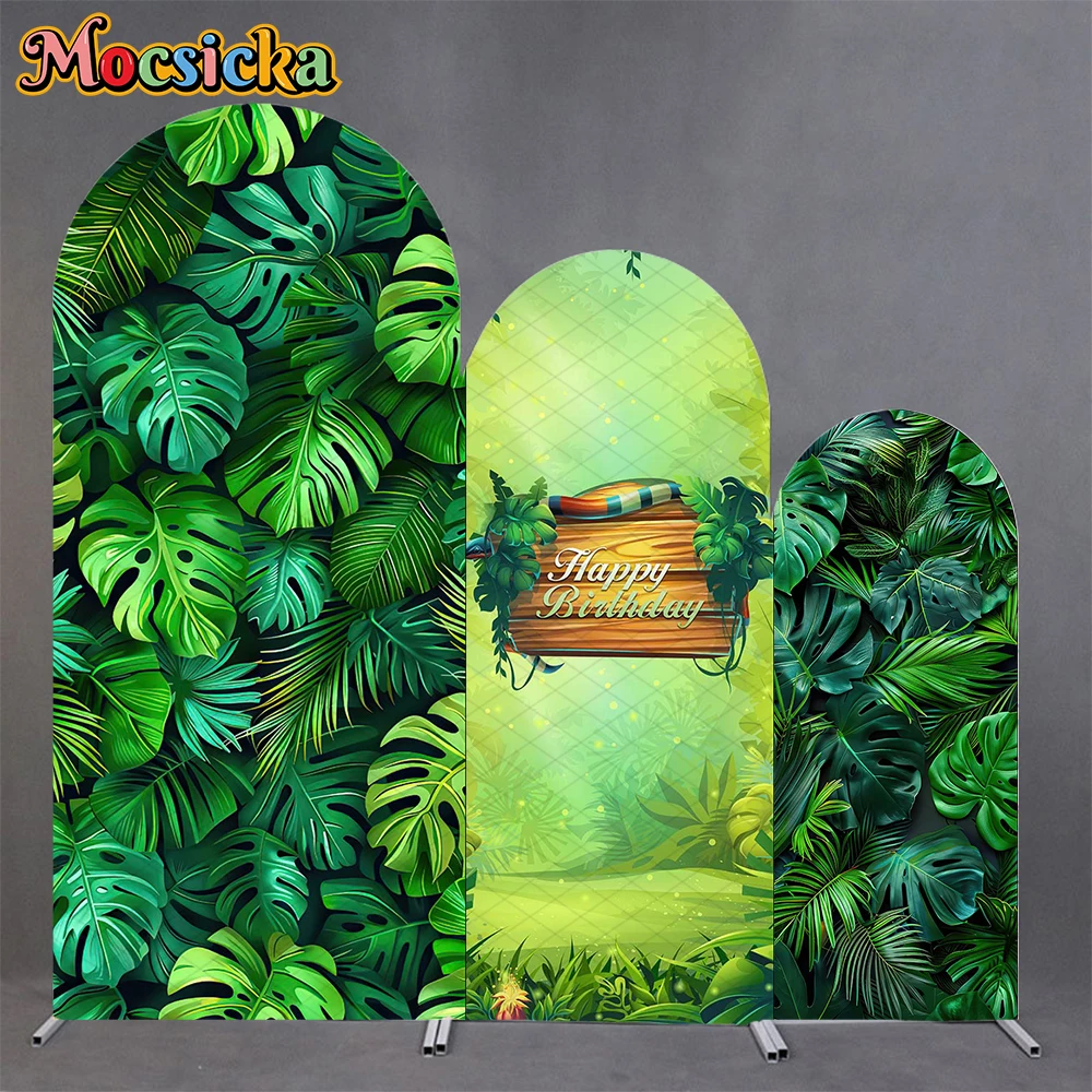 Mocsicka Green Leaves Arch Backdrops Covers Children Baby Shower Happy Birthday Photo Arched Background Forest Party Decorations
Mocsicka Green Leaves Arch Backdrops Covers Children Baby Shower Happy Birthday Photo Arched Background Forest Party Decorations