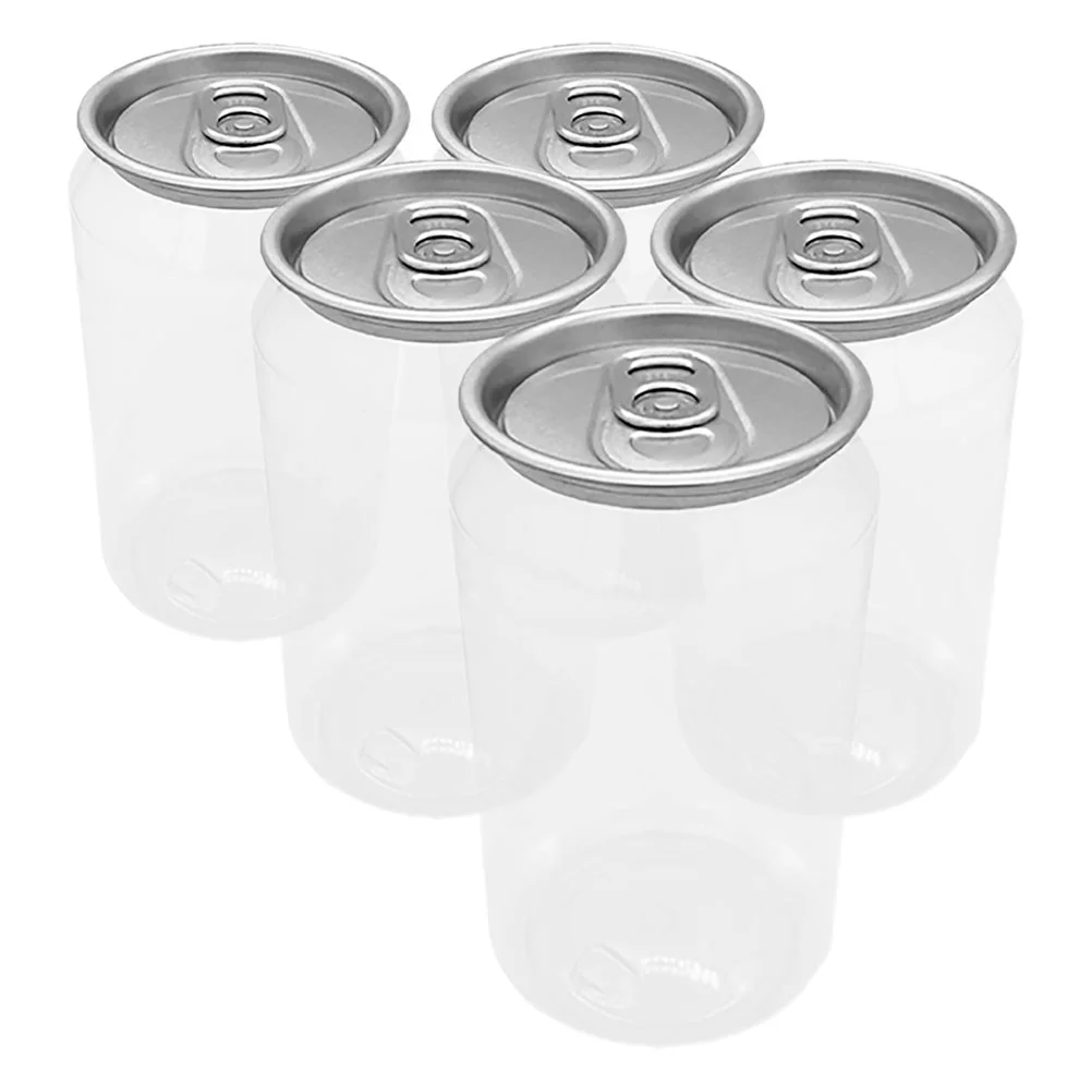 5 Pcs Cans Beverage Bottles Empty Plastic Sensory Drink Juice with Caps The Pet Reusable Juicing Travel
5 Pcs Cans Beverage Bottles Empty Plastic Sensory Drink Juice with Caps The Pet Reusable Juicing Travel