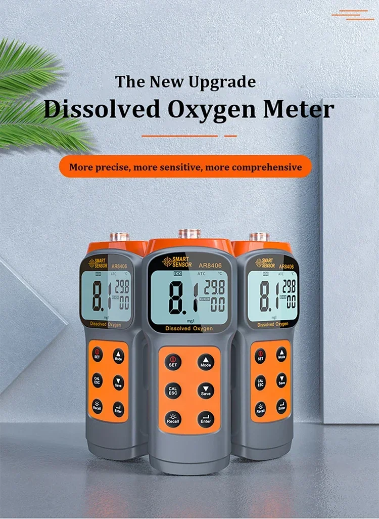 Smart Sensor AR8406 Portable Digital Dissolved Detector Meter Water Quality Tester for Aquatic Environments
Smart Sensor AR8406 Portable Digital Dissolved Detector Meter Water Quality Tester for Aquatic Environments
